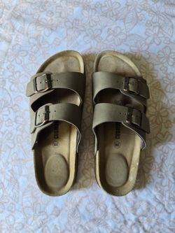 Cushionaire Khaki Summer Sandals