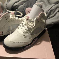 Medium Soft Pink Jordan 5s Retro
