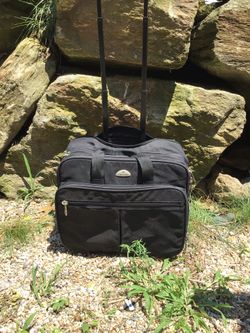 Samsonite Wheel Rollin Carry-on Black Computer Briefcase Business Mobile Office