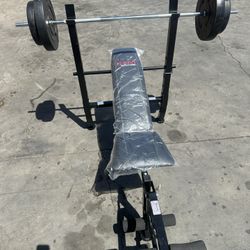 Bench And weights 