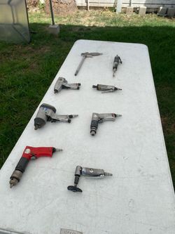 8 Pre-owned Air power tools! (Good condition)