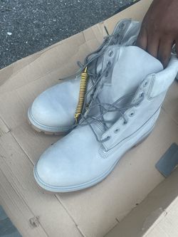 Grey Timbaland Boots Size 12