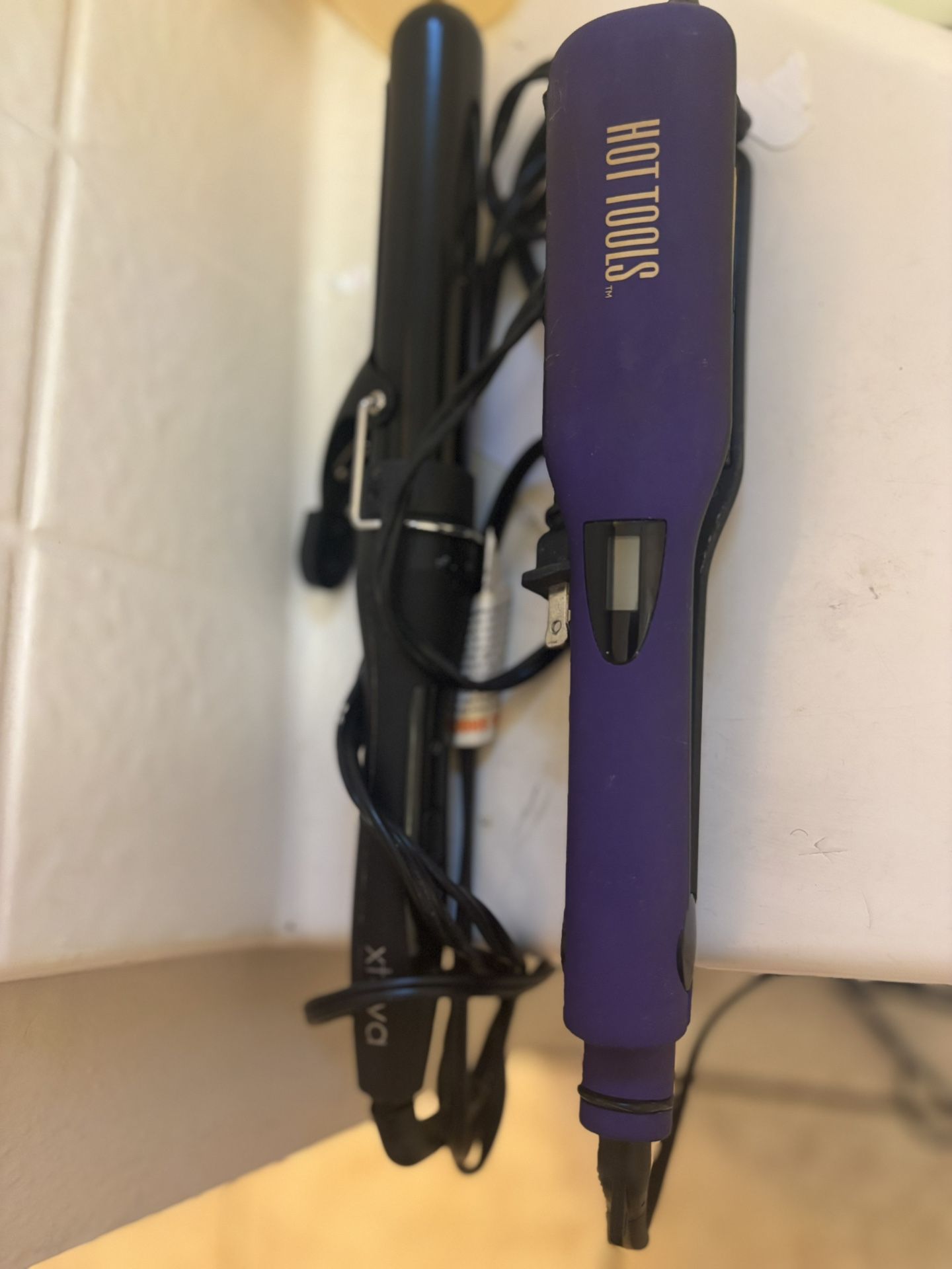 Curling Iron And Hair Straightener . Pair For Sale