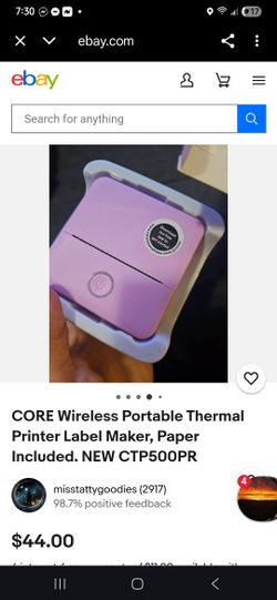 Core Wireless Thermal Bluetooth Printer