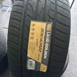 NEW TIRES LAND GOLDEN 305 40 22