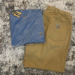 Carhartt Men's K87 Pocket T-Shirt & Shorts