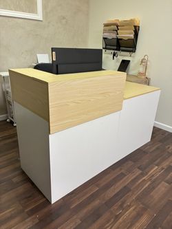 Reception Desk with Raised Counter