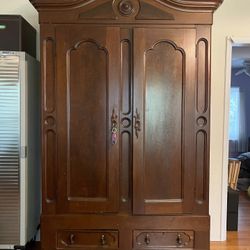 Antique Wooden Armoire