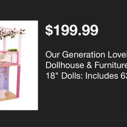 Our Generation Doll House