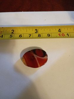 1inx.75in Stunning Agate Twist Oval Bead (1)