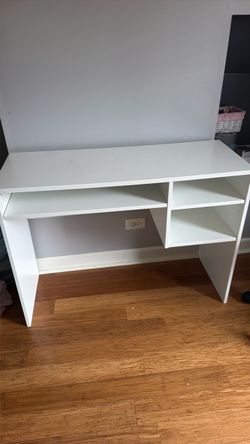 White desk