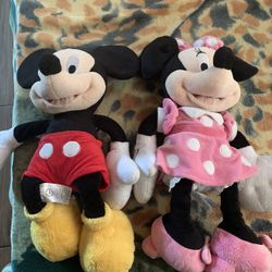 Micky and Minnie Mouse Plushie