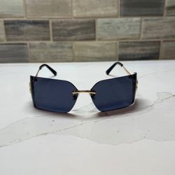 Miu Miu Women's Sunglasses Gold Dark Grey, 80mm