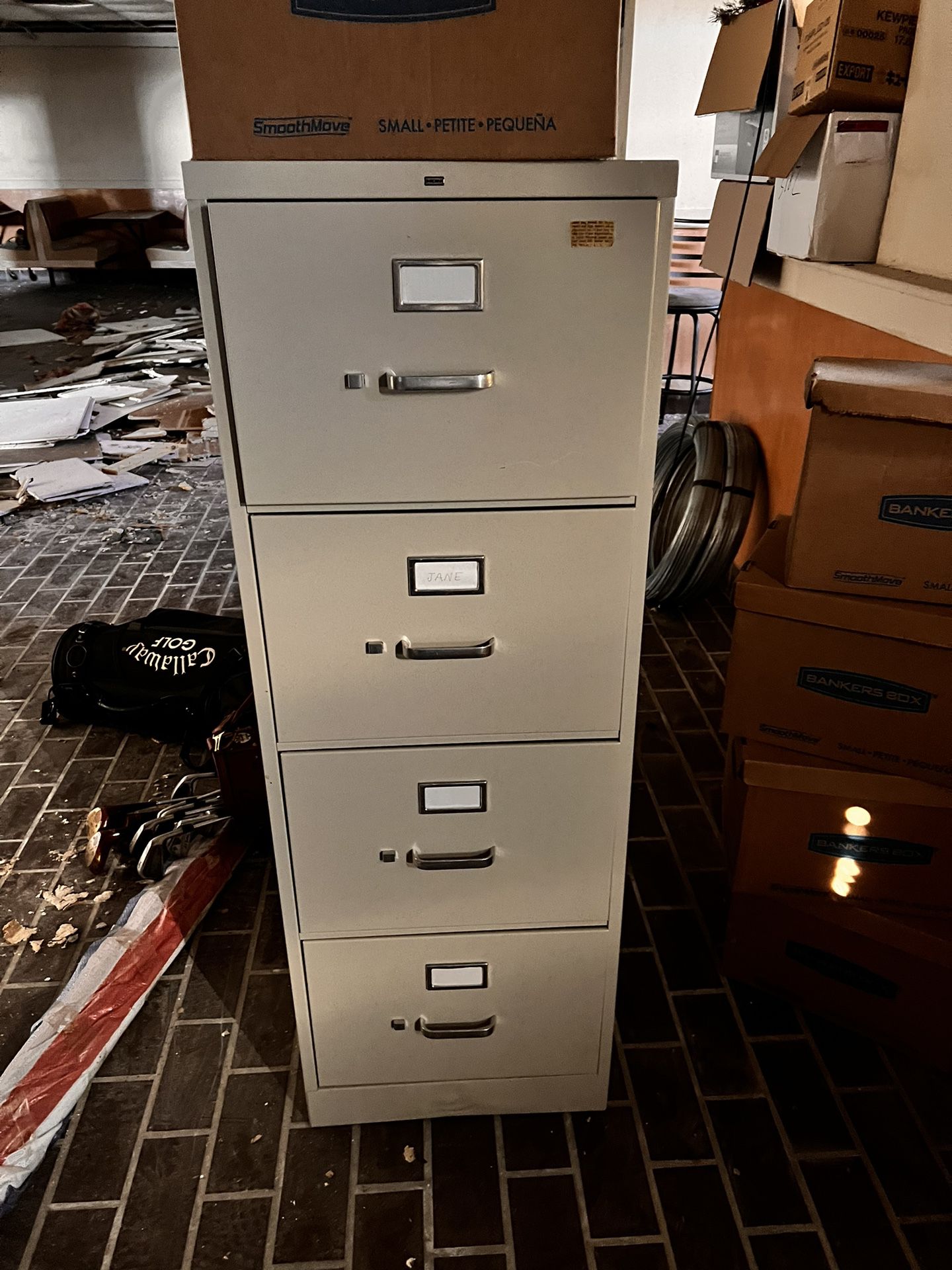 4 Drawer Legal Size Filing Cabinets-2 Cabinets 