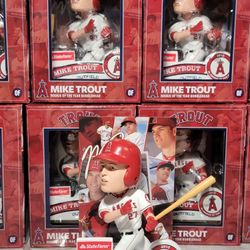 Mike Trout Bobbleheads 2025 ROY Sports Memoribilia 