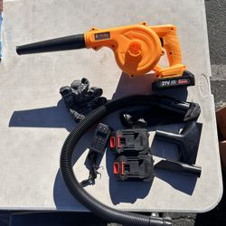 Cordless Vacuum And Leaf Blower 
