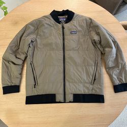 Men’s Patagonia Jacket Olive Black Size Large