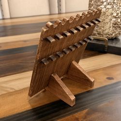 Wooden jewelry stand