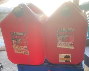 2- 5 Gallon Gas Cans