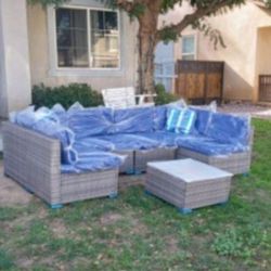 Brand New Patio Set Patio Furniture Patio Couch Outdoor Sofa 7-piece Modular Patio Pouch Three Colors Available 🆕🚚🛺🆕