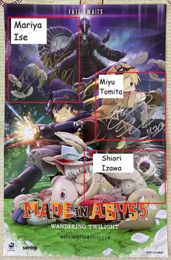 Anime Expo AX 2019 Made In Abyss Autograph Poster
