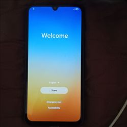 Samsung Blue Bar Style Smartphone Cell Phone with Triple Rear Camera System