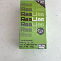 New Real Lies Hilarious Party Game
