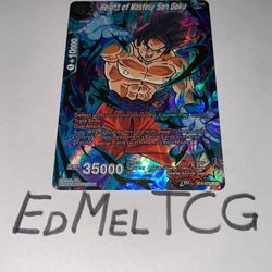 Dragon Ball Trading Card Game Height Of Mastery Son Goku Spr 