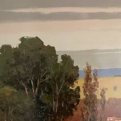 Landscape Palet Knife Oil Painting 