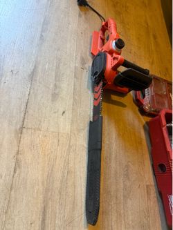 Black and decker chainsaw.