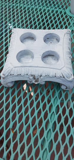 Distress candle holder. Very cute!