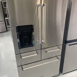 KitchenAid Stainless Steel 25.8 Cu. Ft. 36” Multi-Door Freestanding Refrigerator With Platinum Interior Design