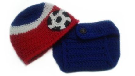 Baby Girl America USA World Cup Soccer Set