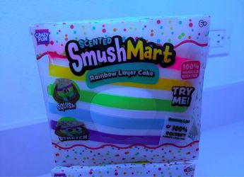 🌈🍰 Scented SmushMart Rainbow Layered Cake Squishy🌈🍰