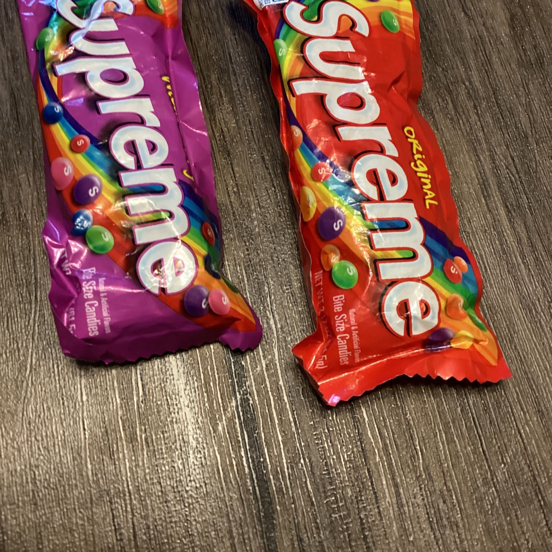 Supreme Skittles Two bags Limited Edition for Sale in Baltimore, MD -  OfferUp