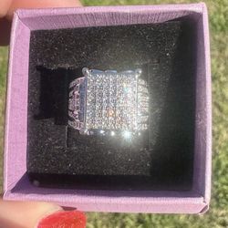 💕💎HUGE  Diamond Ring!🩵💕