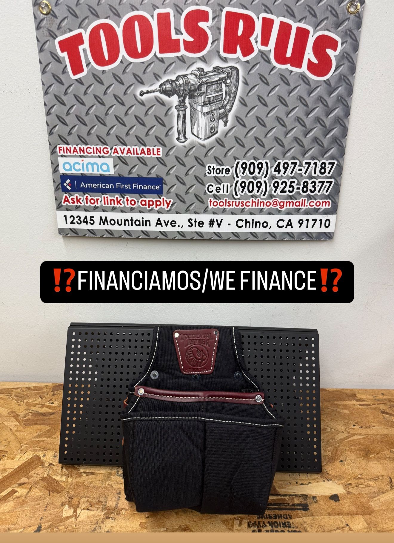 9520 OCCIDENTAL LEATHER OxyFinisher Fastener Bag**(FINANCIAMOS/WE FINANCE)**