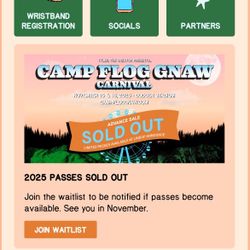 2025 Camp Flog Gnaw Festival