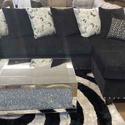 Black sectional