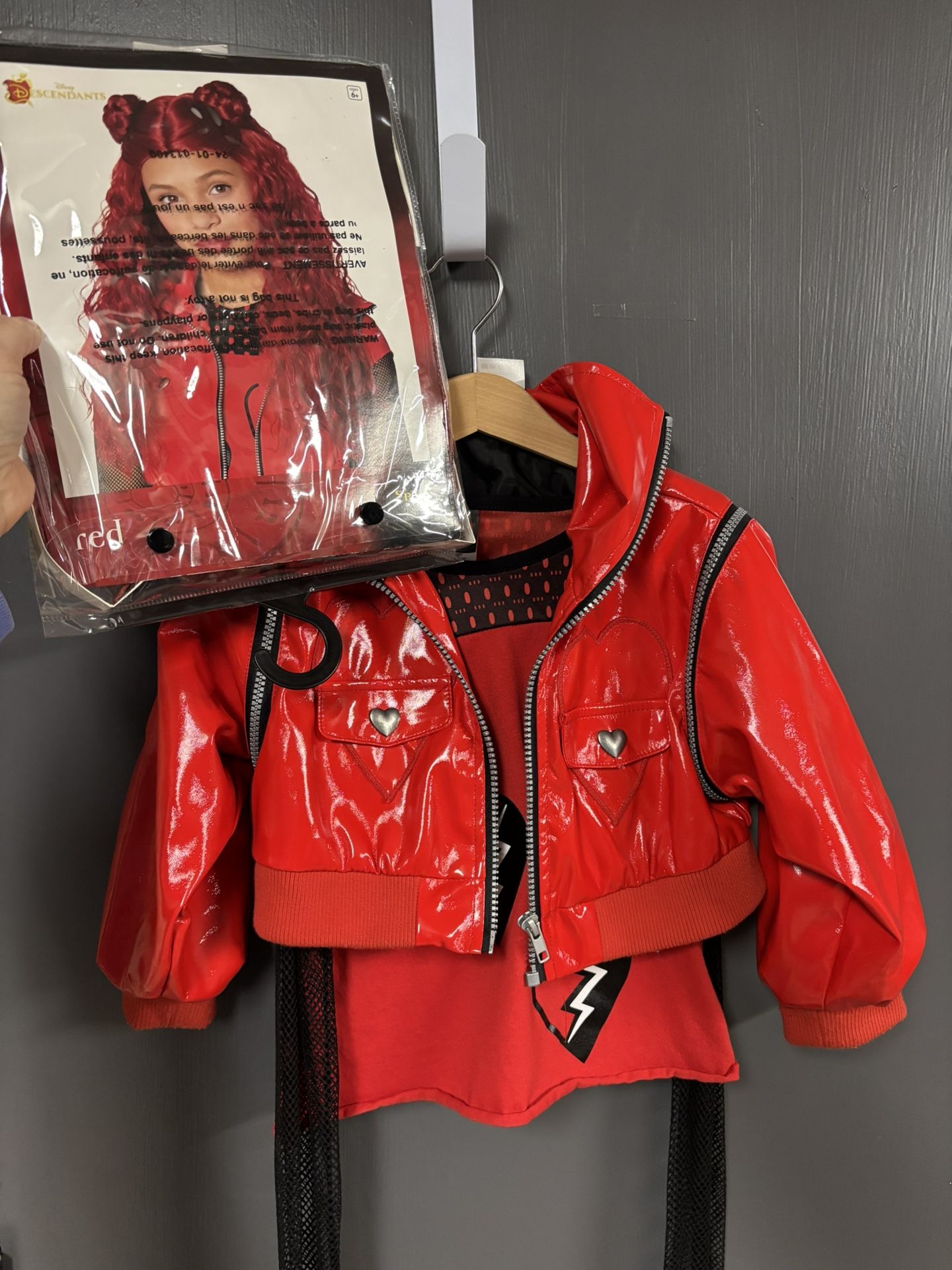 Red Descendants Halloween Costume + Wig