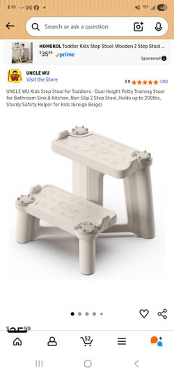 Toddler Step Stool/ Potty Stool/ Helper Stool