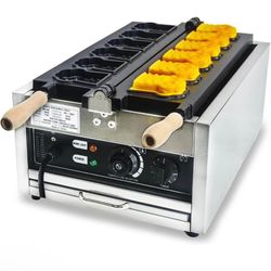 Dog Cat Paw Shaped Waffle Maker Cartoon Bear Tiger Paw Print Waffle Iron Machine Waflera Baking Pan Nonstick, open box