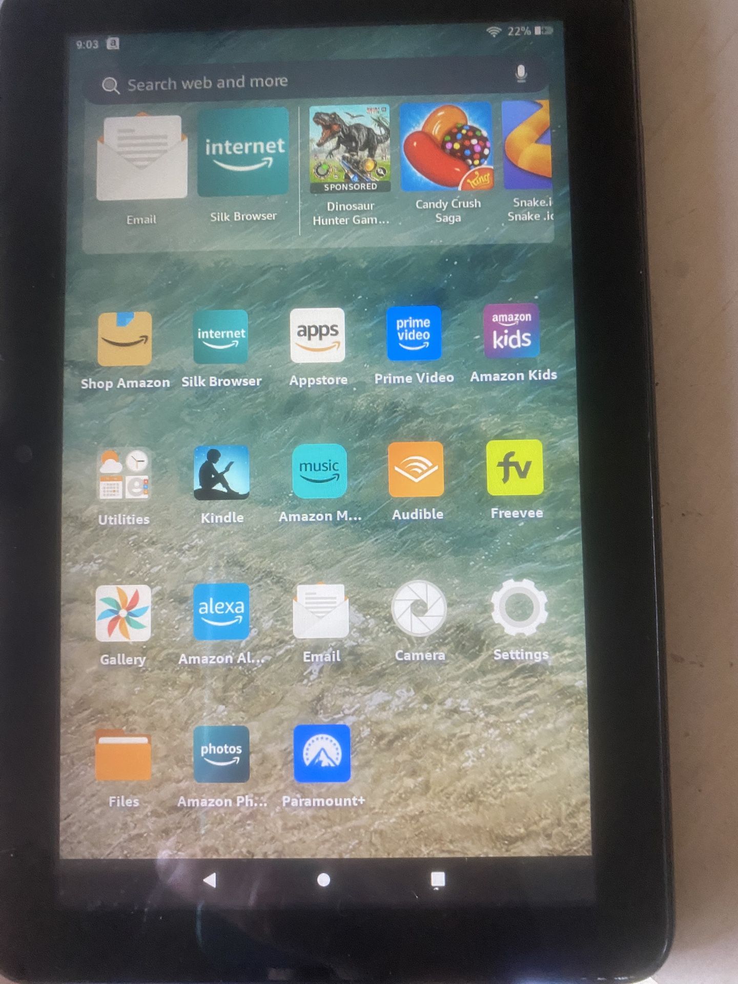 (3) Amazon Fire Tablets
