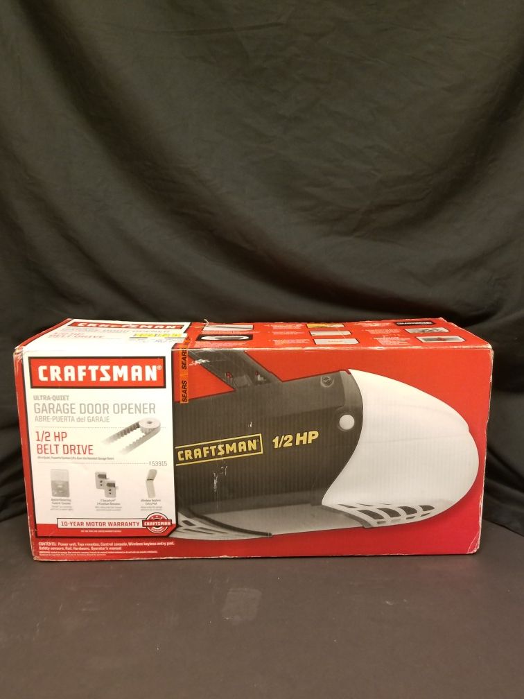 Craftsman 1/2 HP Belt Driven Garage Door Opener