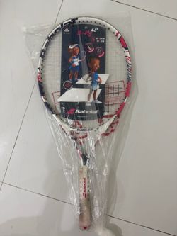 Babolat Junior Tennis Racquet racket kids pink white 23”