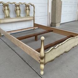 Hard Wood Full Size Bed Frame 