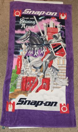 Snap On Tools Beach Towel Knight In Shining Armor
