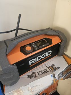 Ridgid R84087 GEN5X 18V Jobsite Radio Bluetooth Wireless Technology