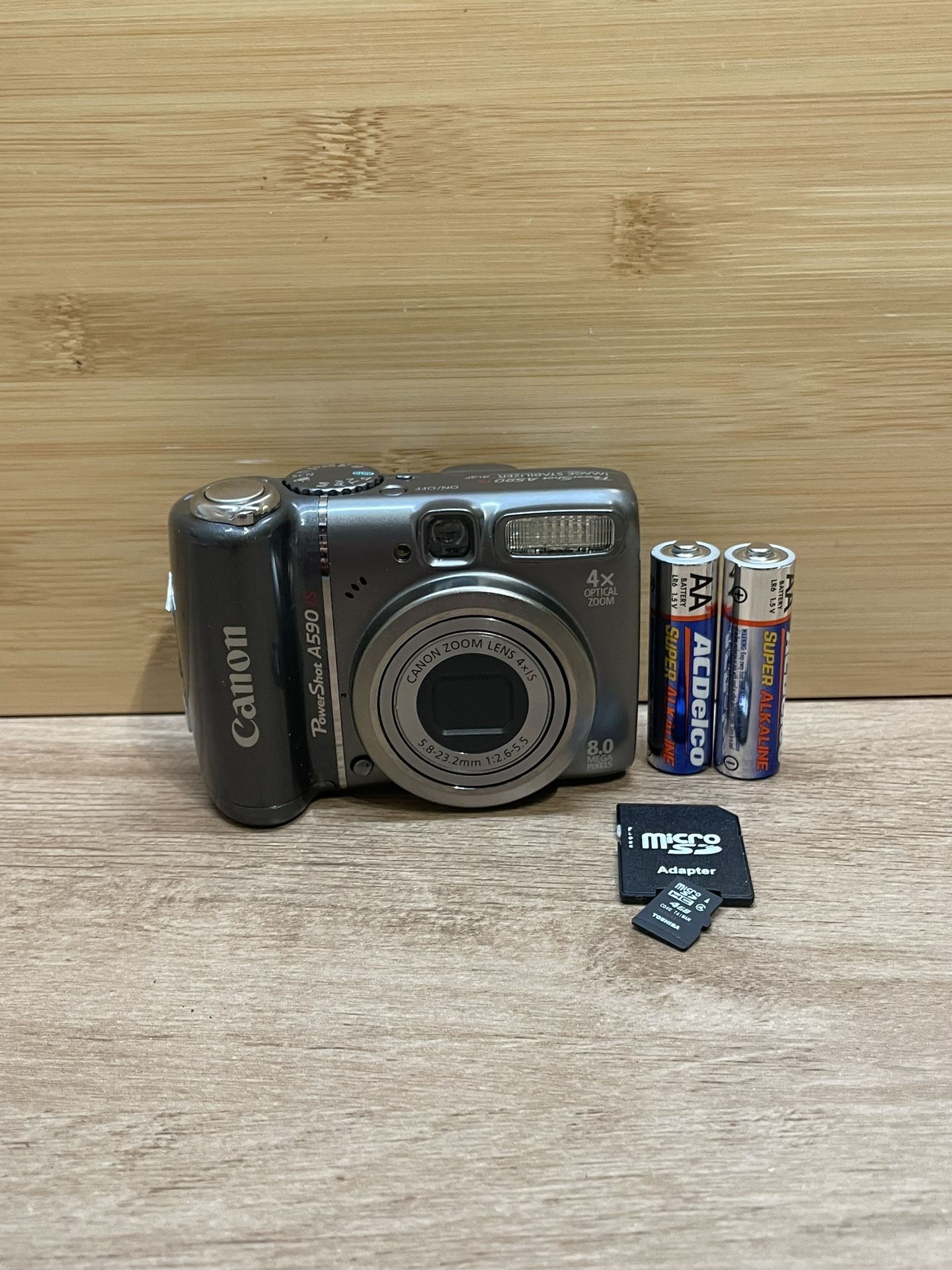 Canon Powershot a590is vintage digital camera - Tested Works