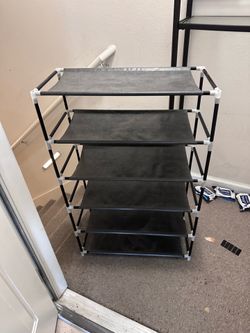 Portable Fabric Shoe Rack / Multi-Tier Storage Shelf